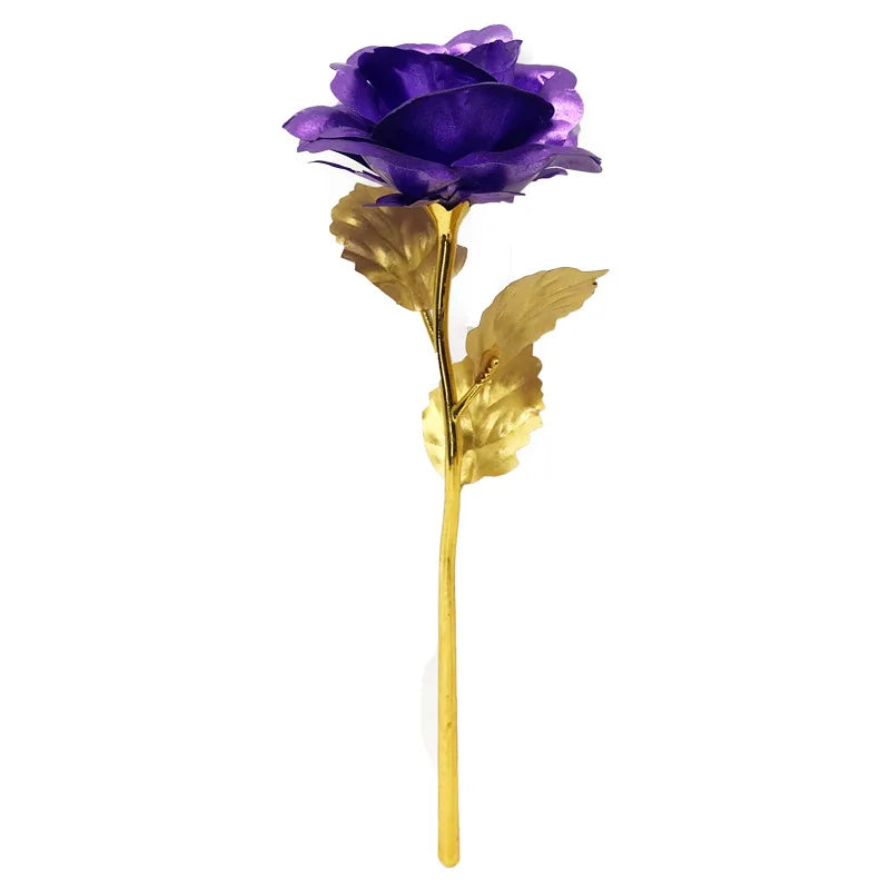 24K Gold-Plated Rose in Gift Box – Forever Rose Anniversary & Valentine's Gift