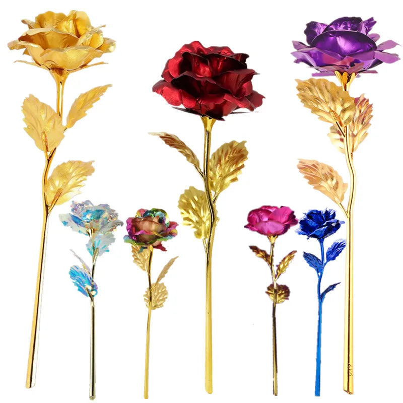 24K Gold-Plated Rose in Gift Box – Forever Rose Anniversary & Valentine's Gift