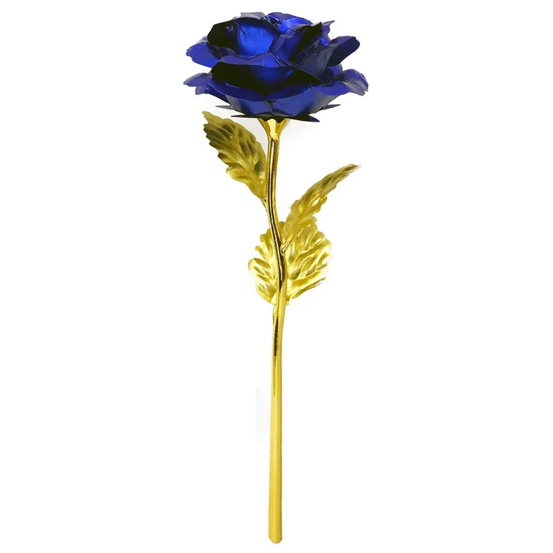 24K Gold-Plated Rose in Gift Box – Forever Rose Anniversary & Valentine's Gift