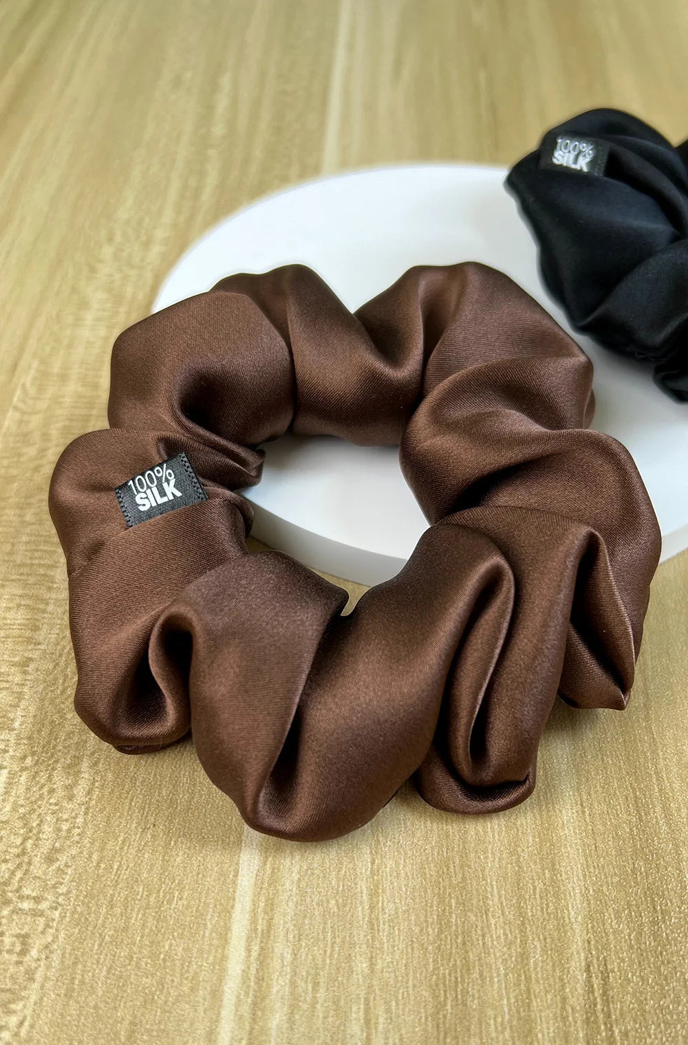 100% Mulberry Silk Scrunchie – 19 Momme Hair Tie in 19 Colours
