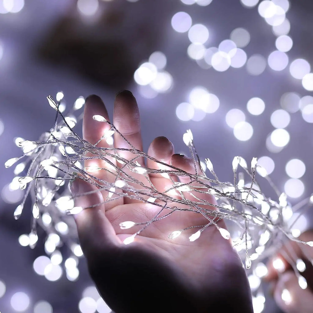 Firecracker Fairy Lights with Remote – USB Cluster LED Lights (3, 6 or 9 m)