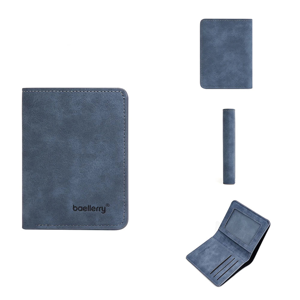 Slim Front Pocket Wallet with Money Clip – Minimalist Men's Card Wallet