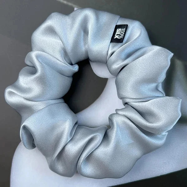 100% Mulberry Silk Scrunchie – 19 Momme Hair Tie in 19 Colours
