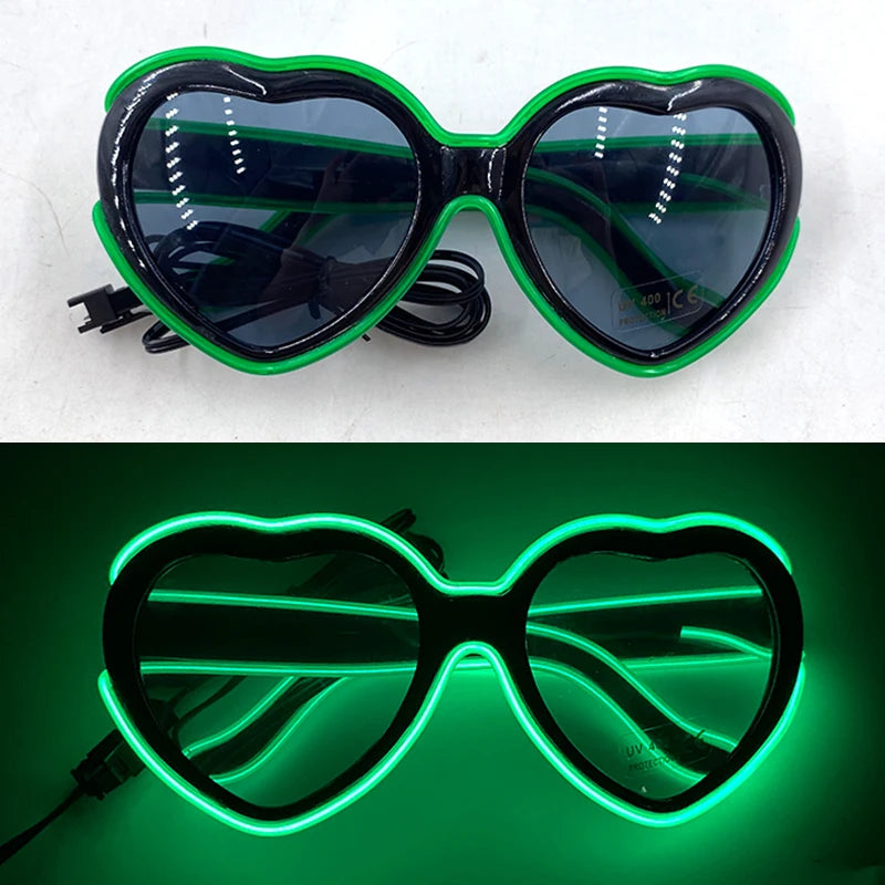 Light-Up LED Party Glasses – Neon Glow Glasses for Raves & NYE