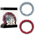 Mulberry Silk Scrunchie Gift Box – 2 Pack Real Silk Hair Ties