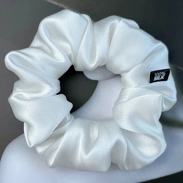 100% Mulberry Silk Scrunchie – 19 Momme Hair Tie in 19 Colours