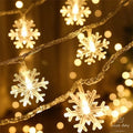 Snowflake Fairy Lights – USB or Battery Christmas String Lights (1.5 m, 3 m or 6 m)