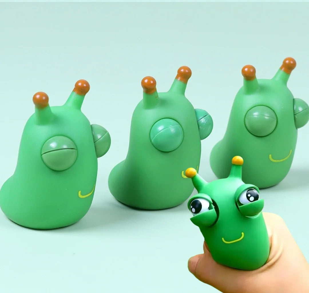 Squishy worm fidget toy