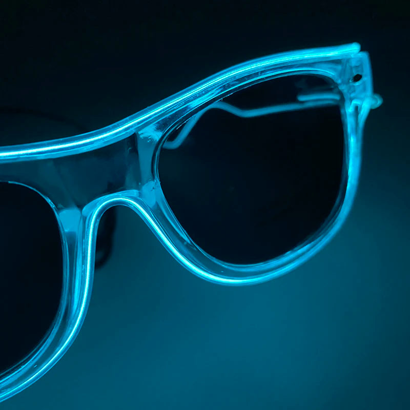 Light-Up LED Party Glasses – Neon Glow Glasses for Raves & NYE