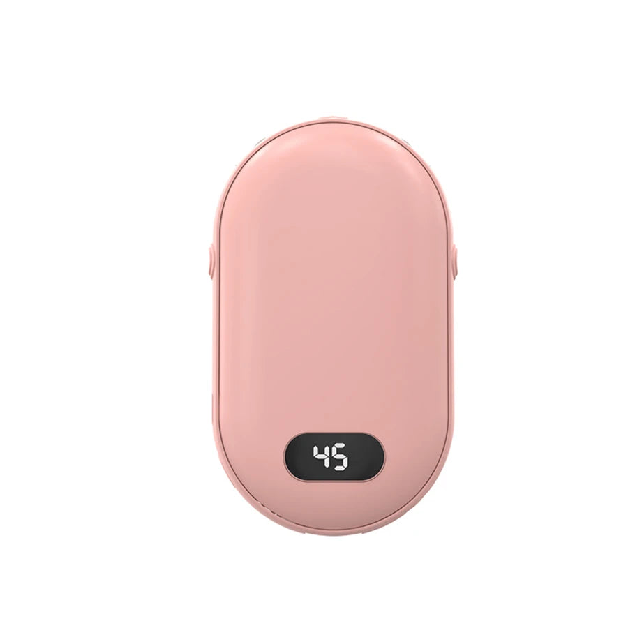 Rechargeable Hand Warmer – Double-Sided Heat, 2 Temperature Settings