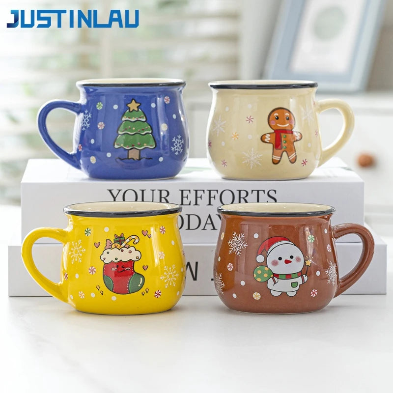 Mini Christmas mug with Santa