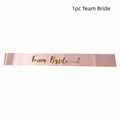 Team Bride Sash Set – Rose Gold Bride to Be & Bridal Party Sashes