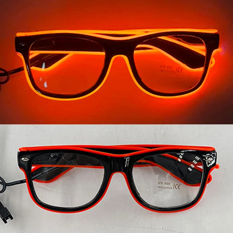 Light-Up LED Party Glasses – Neon Glow Glasses for Raves & NYE