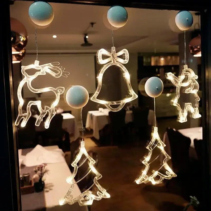 Battery LED Christmas window lights