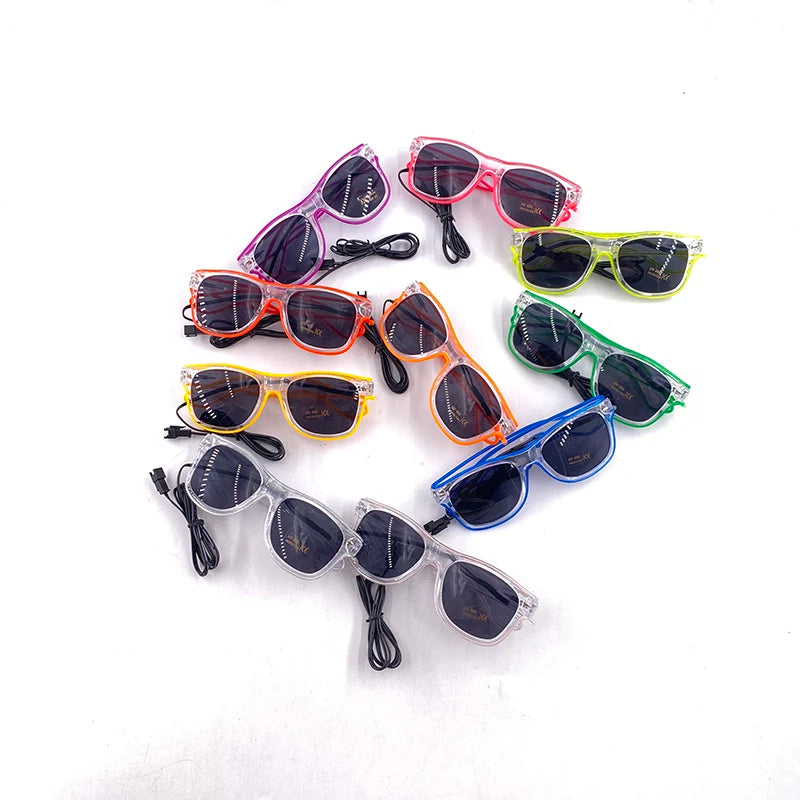 LED glasses colours