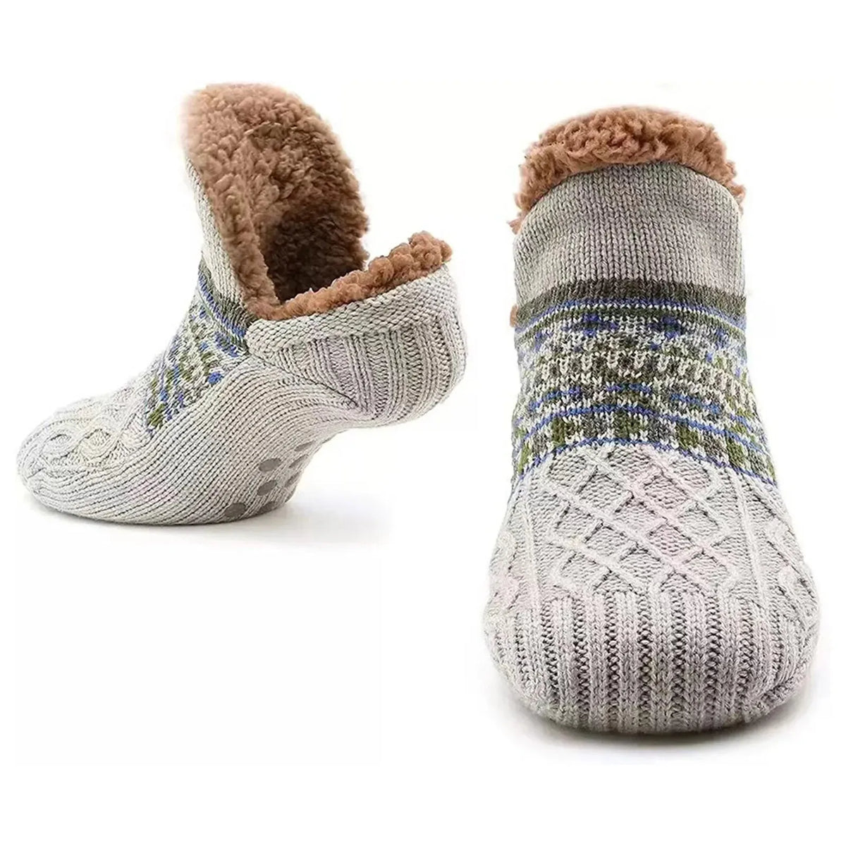 Fluffy Non-Slip Floor Socks – Warm Velvet Slipper Socks