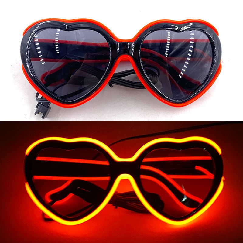 Light-Up LED Party Glasses – Neon Glow Glasses for Raves & NYE