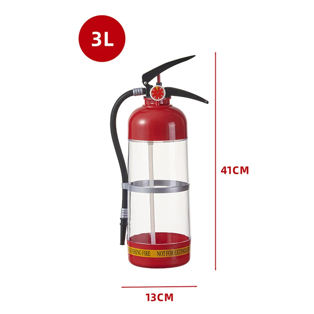 Fire Extinguisher Drink Dispenser 3L – Novelty Party Beer, Cocktail & Punch Dispenser, Fun Home Bar Gift
