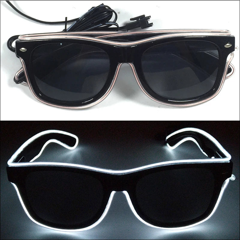 Light-Up LED Party Glasses – Neon Glow Glasses for Raves & NYE