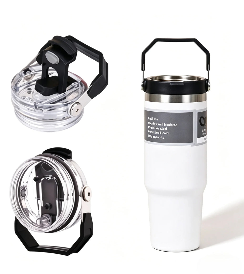 30oz Insulated Tumbler – Stainless Steel, Keeps Drinks Hot or Iced
