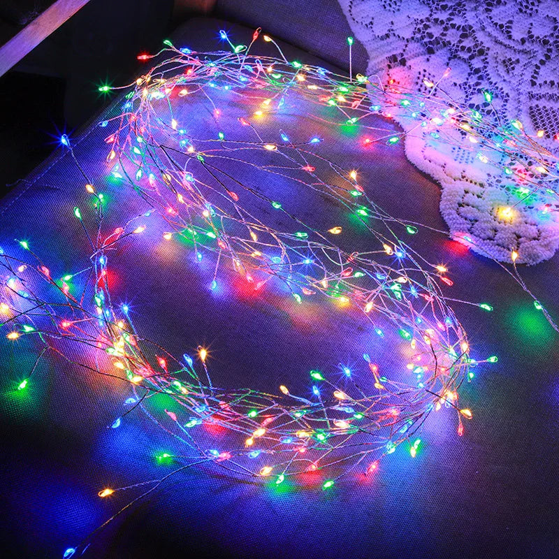 Firecracker Fairy Lights with Remote – USB Cluster LED Lights (3, 6 or 9 m)