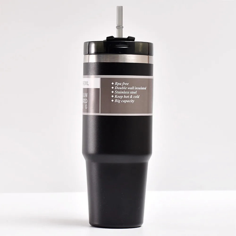 30oz Insulated Tumbler – Stainless Steel, Keeps Drinks Hot or Iced