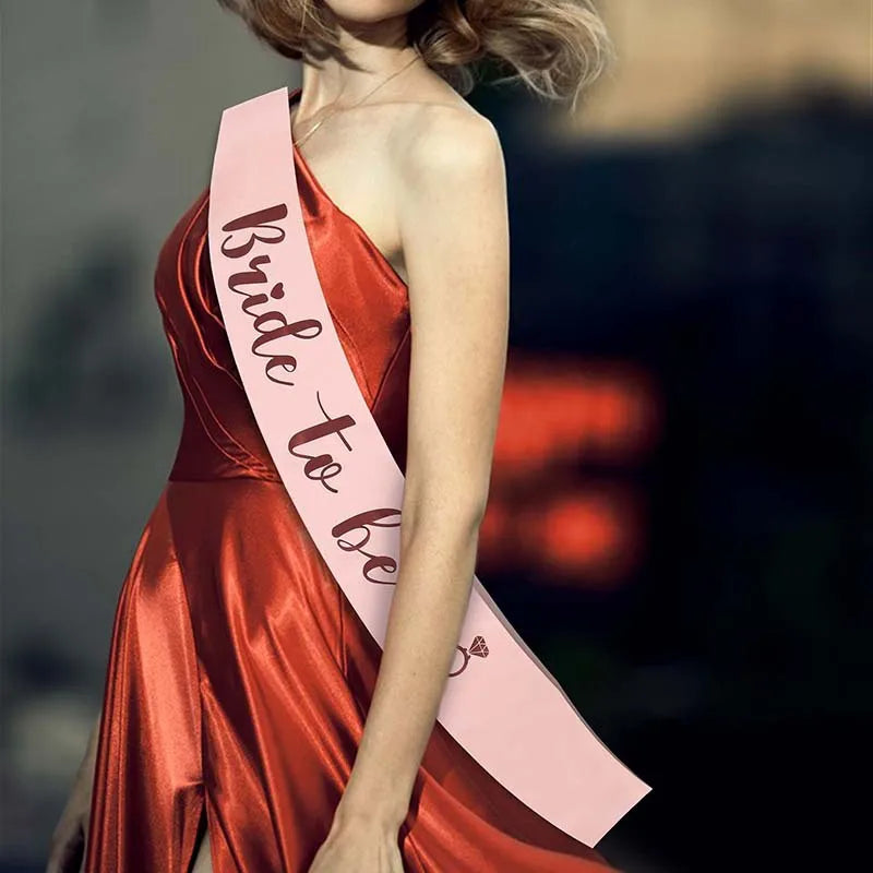 Hen Party Sash & Veil Set – Bride to Be and Team Bride Sashes