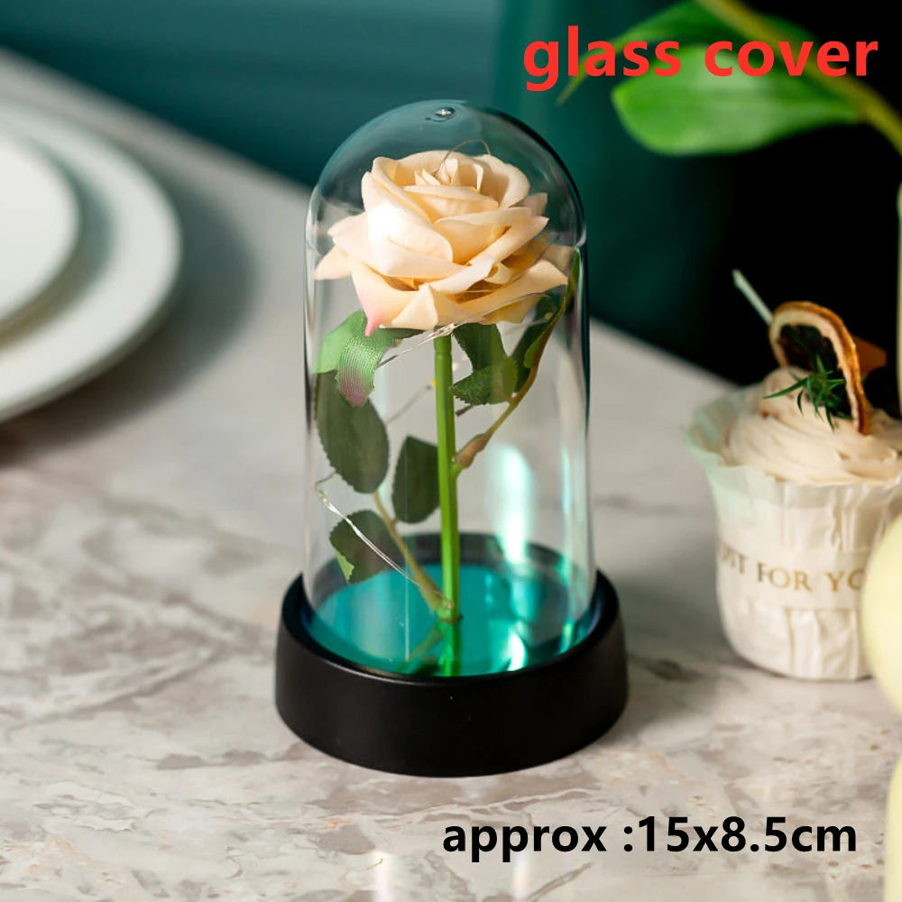 Galaxy Rose with LED Lights – Three Light-Up Forever Roses Gift