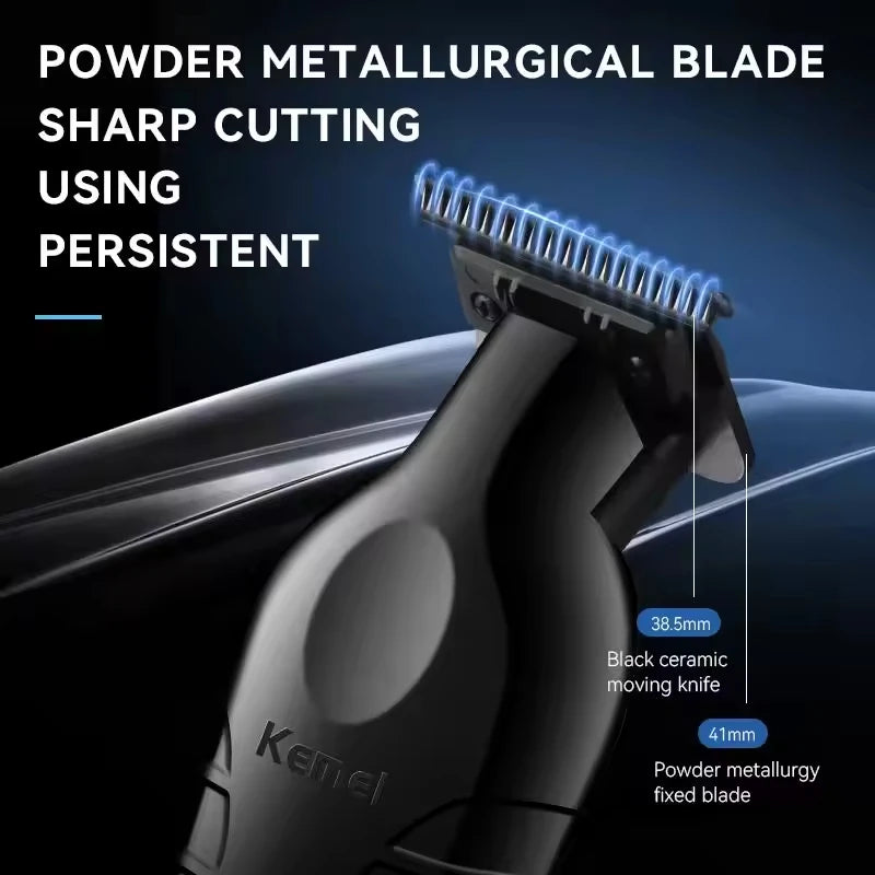 Kemei Cordless Hair Clippers – USB Rechargeable Trimmer for Men