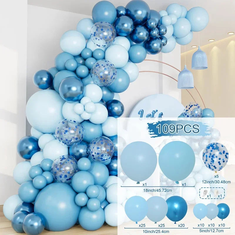 Balloon Garland Arch Kit – Pastel, Pink & Gold Party Balloon Arch for Birthdays & Baby Showers (9 Styles)
