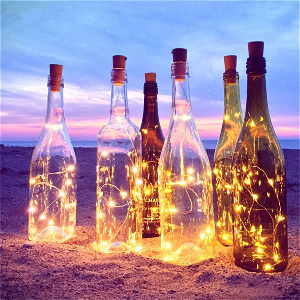 Wine Bottle Cork Lights – 10 Pack Battery LED Fairy Lights for Bottles & Jars
