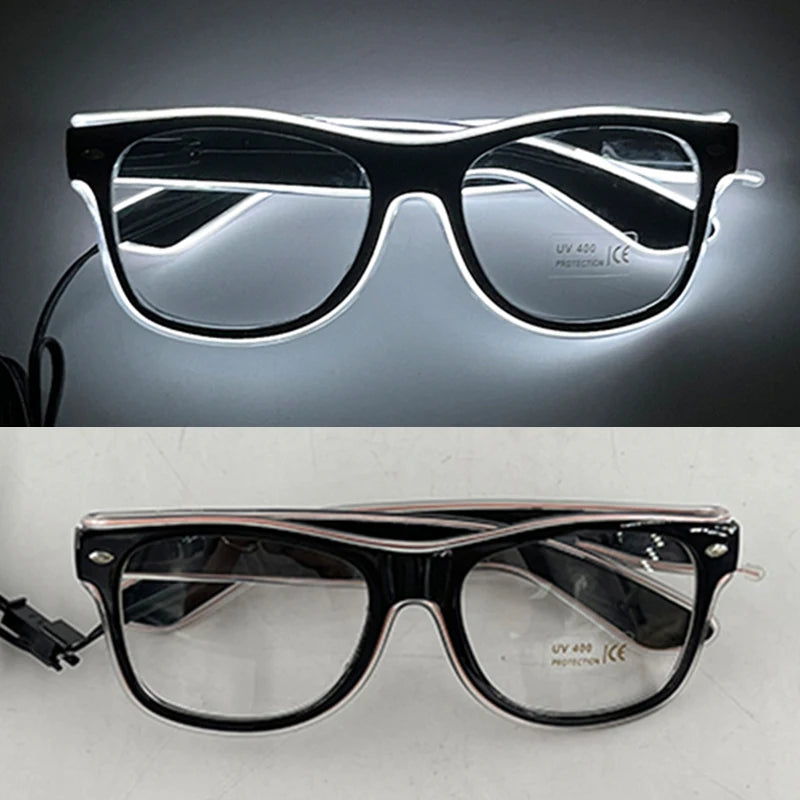 Light-Up LED Party Glasses – Neon Glow Glasses for Raves & NYE