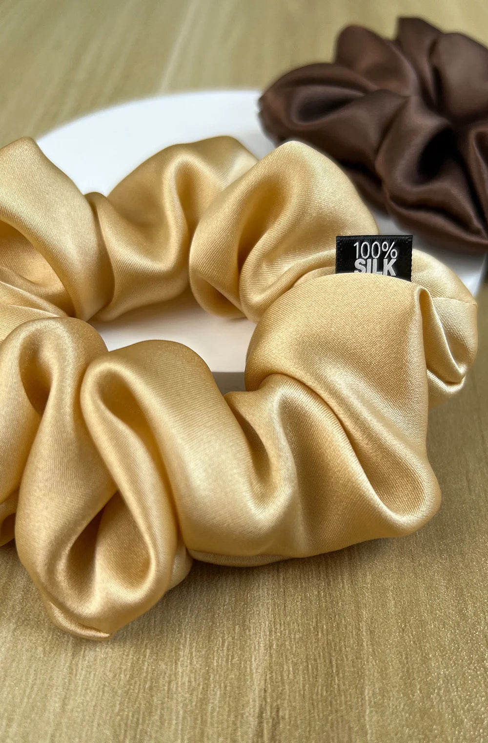 100% Mulberry Silk Scrunchie – 19 Momme Hair Tie in 19 Colours