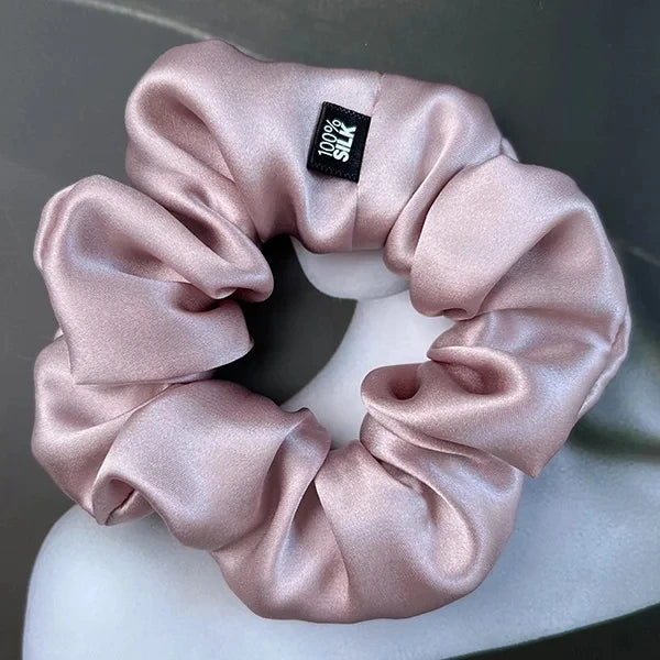 100% Mulberry Silk Scrunchie – 19 Momme Hair Tie in 19 Colours