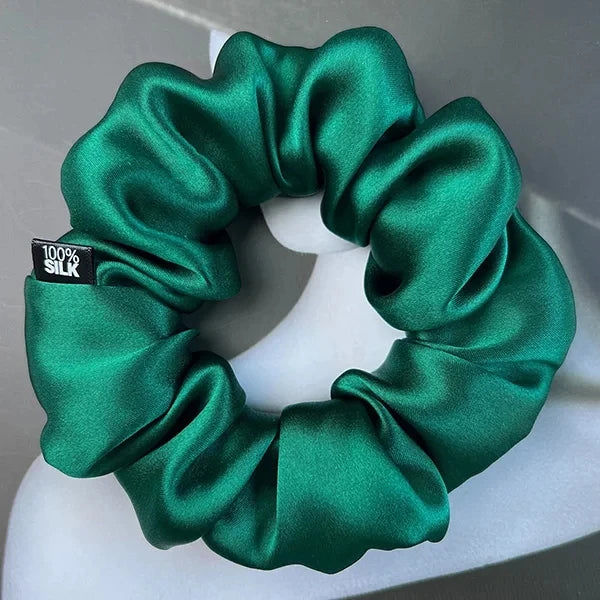 100% Mulberry Silk Scrunchie – 19 Momme Hair Tie in 19 Colours