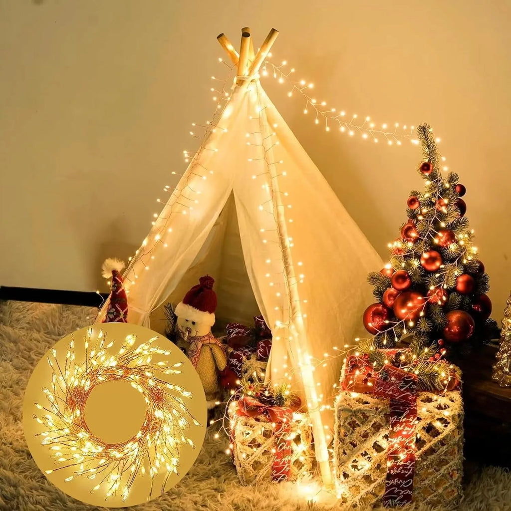 Firecracker Fairy Lights with Remote – USB Cluster LED Lights (3, 6 or 9 m)