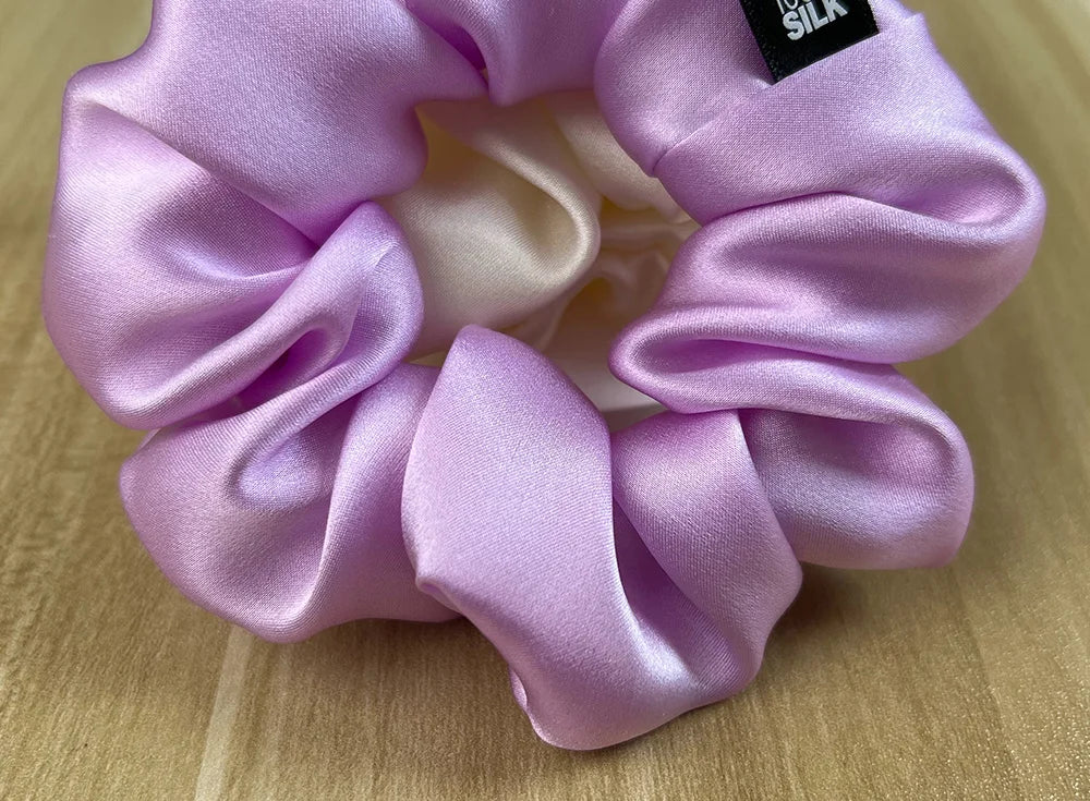 100% Mulberry Silk Scrunchie – 19 Momme Hair Tie in 19 Colours