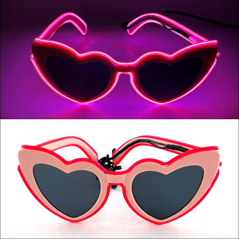 Light-Up LED Party Glasses – Neon Glow Glasses for Raves & NYE