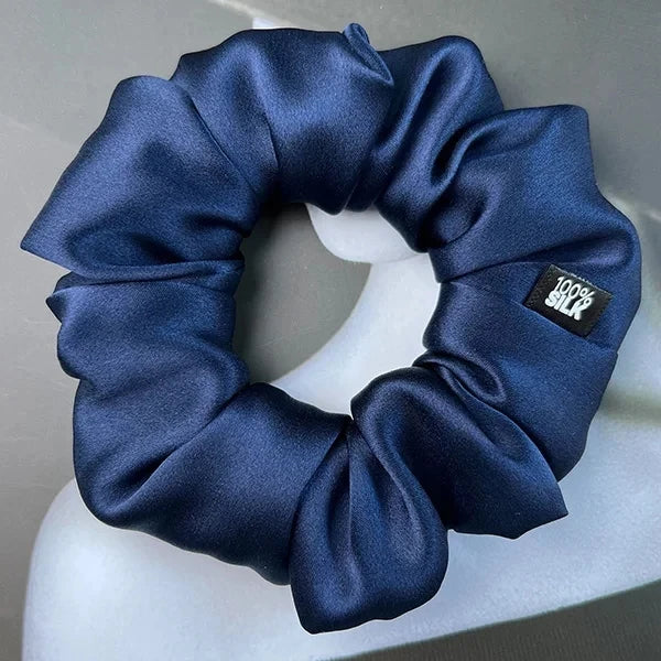 100% Mulberry Silk Scrunchie – 19 Momme Hair Tie in 19 Colours