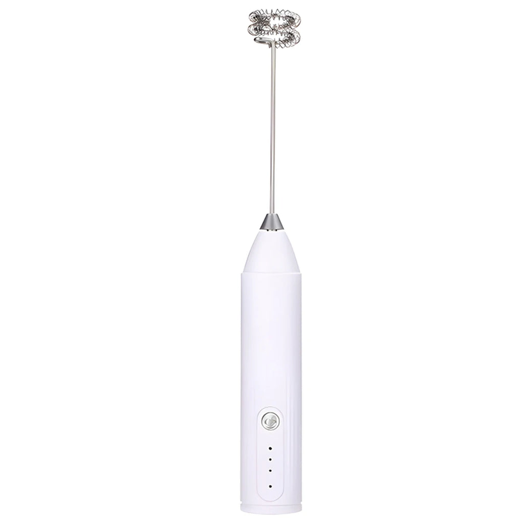 Rechargeable Milk Frother – 3-Speed Handheld Whisk