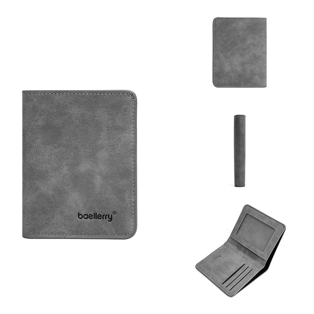 Slim Front Pocket Wallet with Money Clip – Minimalist Men's Card Wallet