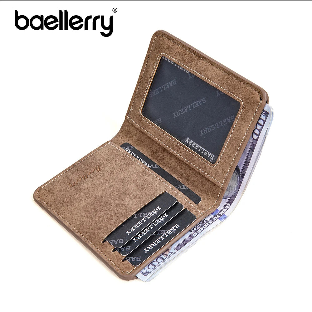 Slim Front Pocket Wallet with Money Clip – Minimalist Men's Card Wallet