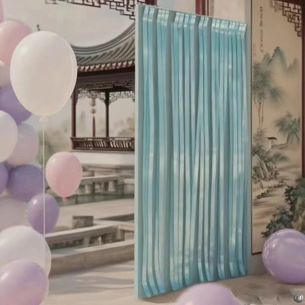 Metallic Foil Fringe Curtain – 1 x 2 m Tinsel Party Backdrop