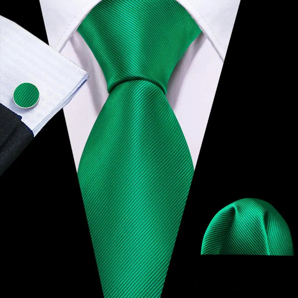 Men's Tie, Pocket Square & Cufflinks Gift Set – Jacquard