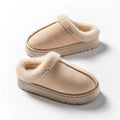 Fluffy Platform Slippers – Thick-Sole Warm Winter Slippers