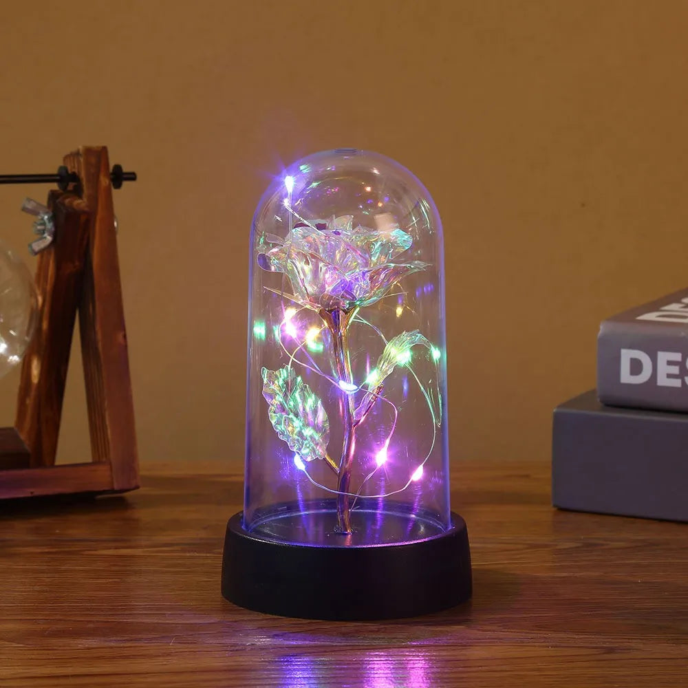 Light-up eternal rose gift