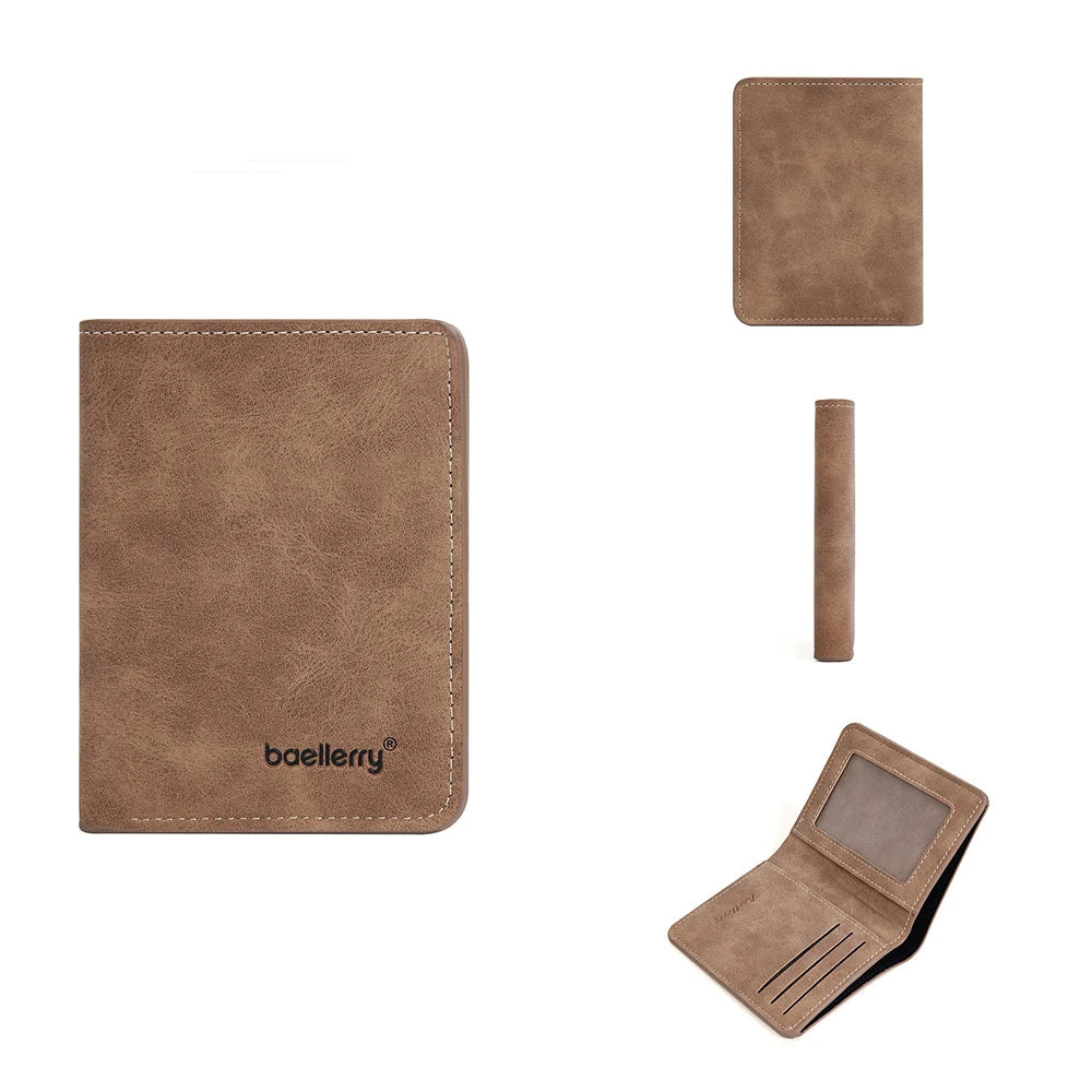 Slim Front Pocket Wallet with Money Clip – Minimalist Men's Card Wallet
