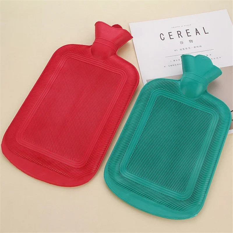 Thick Hot Water Bottle – 500 ml to 2 L Durable Rubber Hot Water Bag