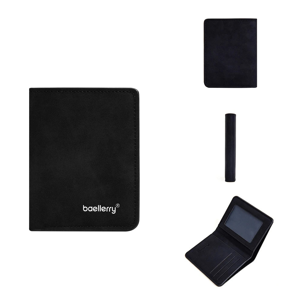 Slim Front Pocket Wallet with Money Clip – Minimalist Men's Card Wallet