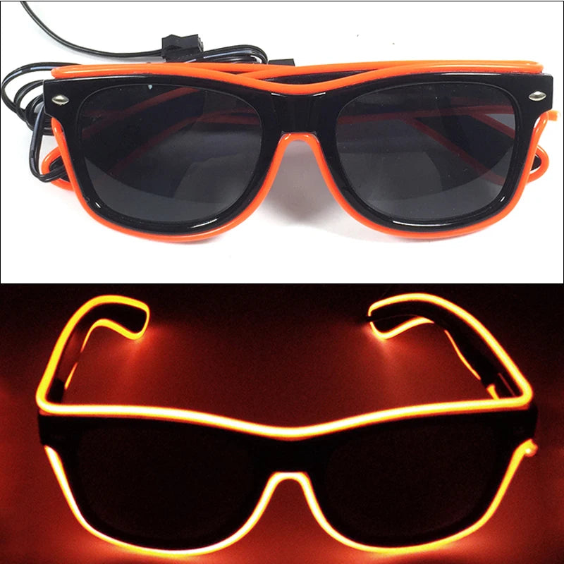 Light-Up LED Party Glasses – Neon Glow Glasses for Raves & NYE